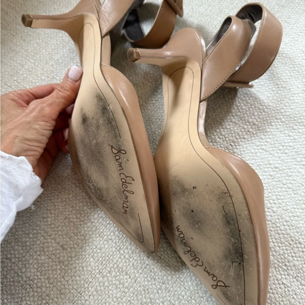 Sam Edelman Brown Pointed Toe Heels - Picture 3 of 3